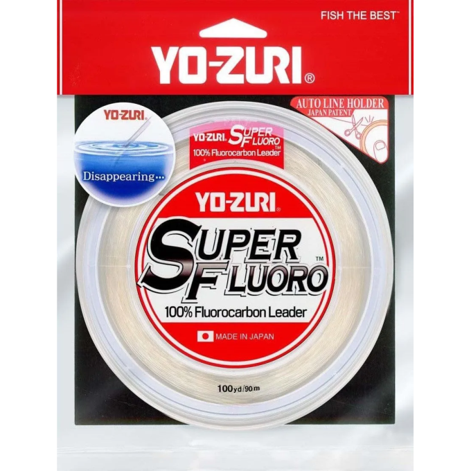 Флюорокарбон YO-ZURI SUPERFLUORO 100YDS 40Lbs 19kg (0.602mm) R1502-NC